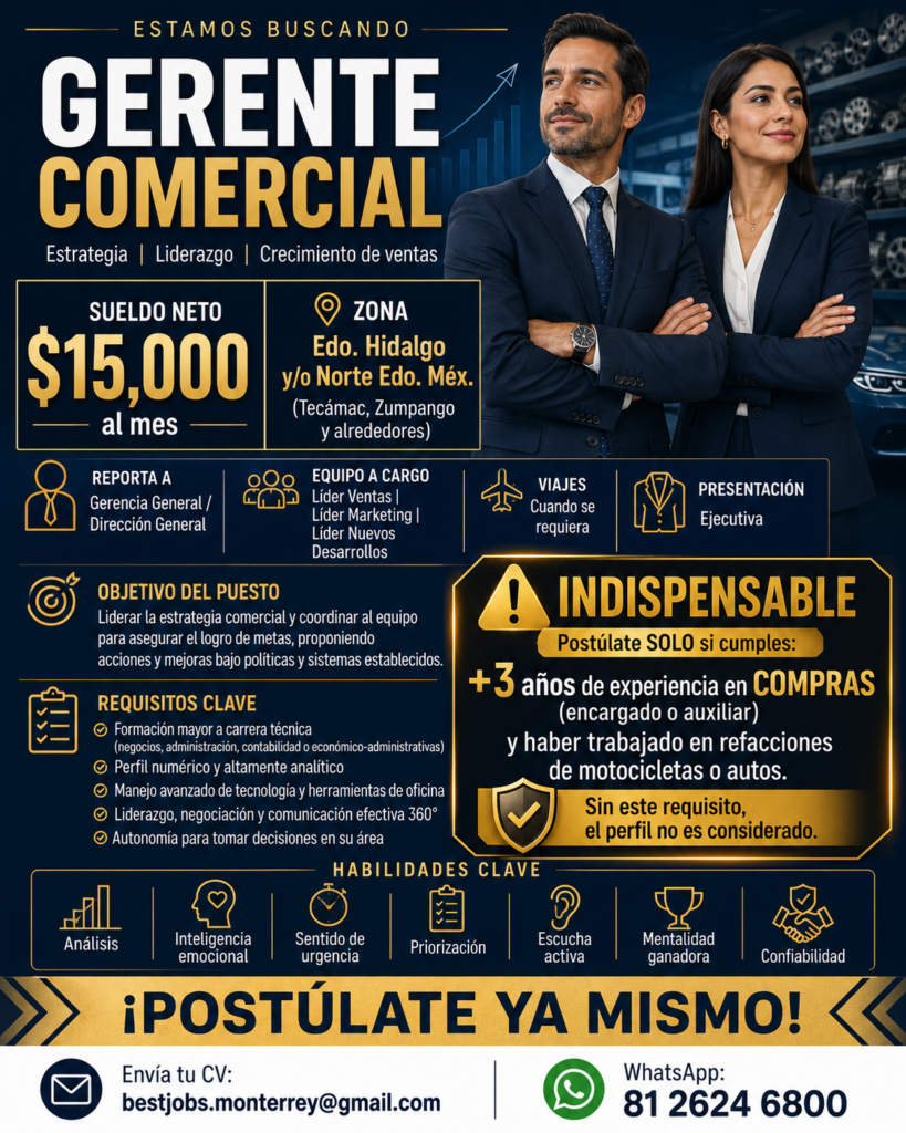 Gerente Comercial