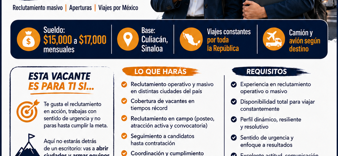 Reclutadora Nacional en Campo